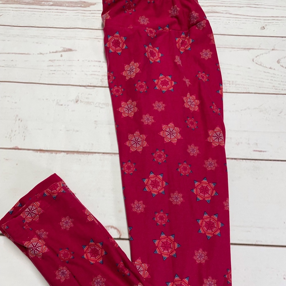 LuLaRoe OS Print Leggings New!  Never worn!